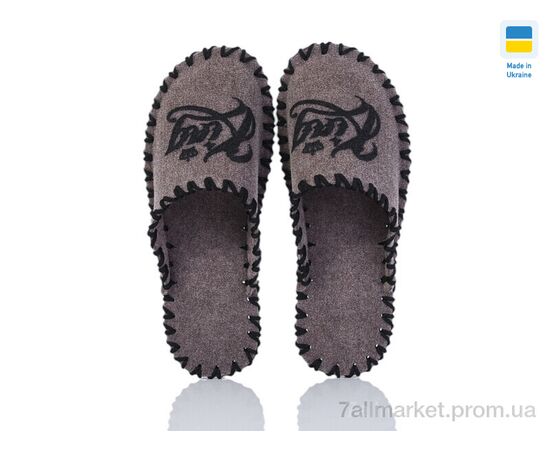 Тапки чоловічі домашні Весна/осінь 352M беж (9 пар р.40-45) "Active" недорого оптом від прямого постачальника, зображення 2