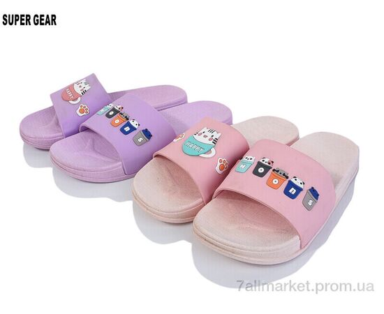 Фотография Шлепки женские облегченные Лето S757-1 mix (24 пар р.36-41) "Super Gear" недорого оптом от прямого поставщика, изображение 2
