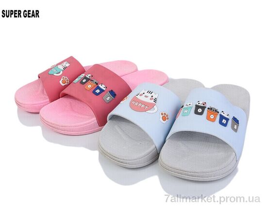 Фотография Шлепки женские облегченные Лето S757-2 mix (24 пар р.36-41) "Super Gear" недорого оптом от прямого поставщика, изображение 2
