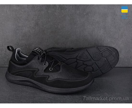 Фотография Кроссовки мужские модные Весна/осень Paolla 184 чорний (8 пар р.40-45) "Paolla" недорого оптом от прямого поставщика, изображение 2