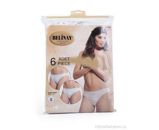 Фотография Трусы Весна/осень 0207 mix (6 шт. р.сетка S-M) "Textile" недорого оптом от прямого поставщика, изображение 2