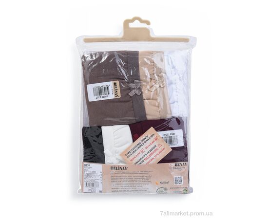 Труси Весна/осінь 0337 mix (6 шт. р.сіткаM-L) "Textile" недорого оптом від прямого постачальника, зображення 3 Труси Весна/осінь 0337 mix (6 шт. р.сіткаM-L) "Textile" недорого оптом від прямого постачальника, зображення 3