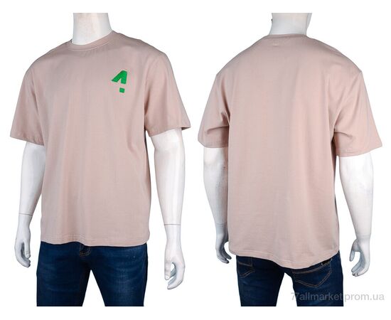 Фотография Футболка мужская Лето 006-1 beige (5 шт. р.сетка S-XL) "4sezona" недорого оптом от прямого поставщика, изображение 3