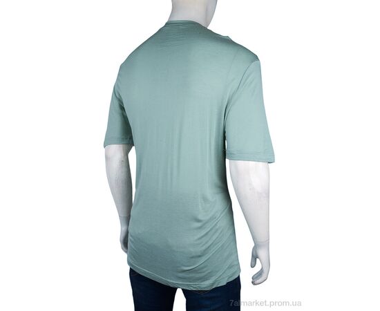 Фотография Футболка мужская Лето 006-2 green (5 шт. р.сетка S-XL) "4sezona" недорого оптом от прямого поставщика, изображение 2