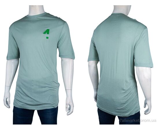 Фотография Футболка мужская Лето 006-2 green (5 шт. р.сетка S-XL) "4sezona" недорого оптом от прямого поставщика, изображение 3