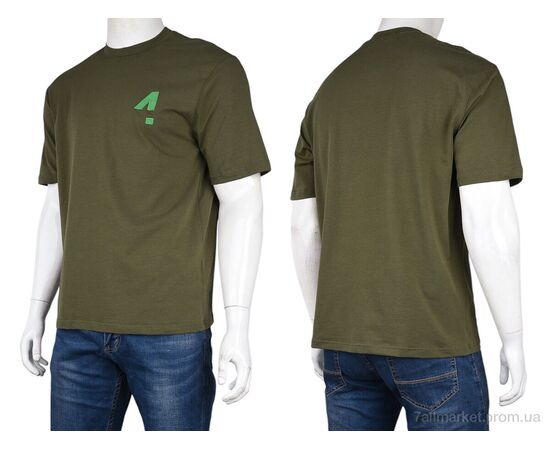 Фотография Футболка мужская Лето 006-3 khaki (5 шт. р.сетка S-XL) "4sezona" недорого оптом от прямого поставщика, изображение 3