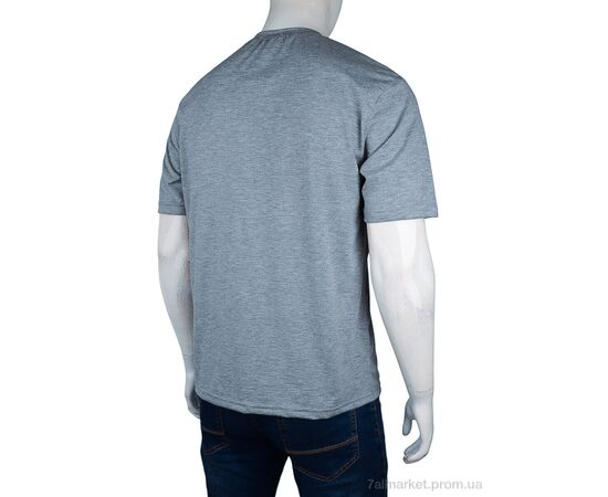 Фотография Футболка мужская Лето 006-4 grey (5 шт. р.сетка S-XL) "4sezona" недорого оптом от прямого поставщика, изображение 2