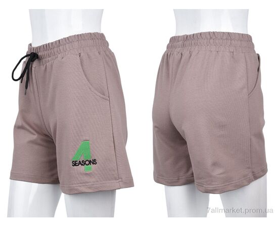 Фотография Шорты женские Лето 003-4 brown (5 шт. р.сетка S-2XL) "4sezona" недорого оптом от прямого поставщика, изображение 3