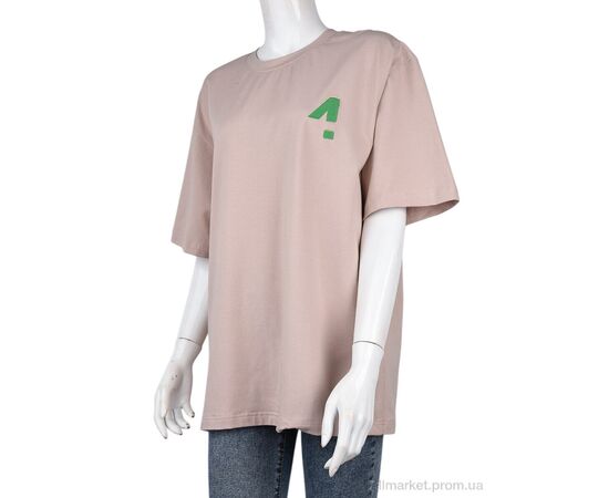 Футболка женская Лето 007-1 beige (5 шт. р.сетка S-XL) "4sezona" недорого оптом от прямого поставщика, изображение 2 Фотография Футболка женская Лето 007-1 beige (5 шт. р.сетка S-XL) "4sezona" недорого оптом от прямого поставщика, изображение 2