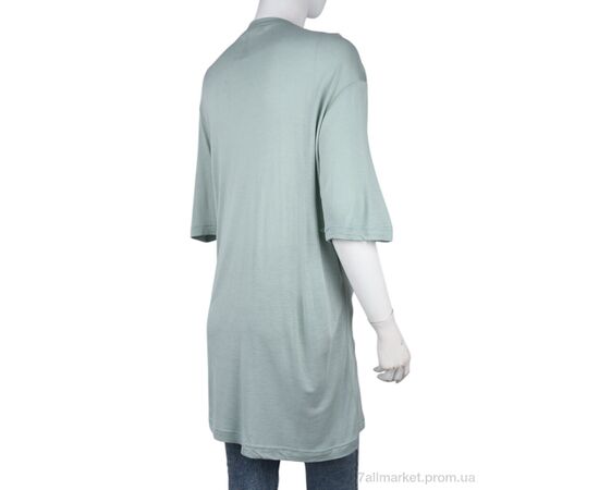 Футболка женская Лето 007-2 green (5 шт. р.сетка S-XL) "4sezona" недорого оптом от прямого поставщика, изображение 2 Фотография Футболка женская Лето 007-2 green (5 шт. р.сетка S-XL) "4sezona" недорого оптом от прямого поставщика, изображение 2