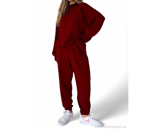 Спортивный костюм женский Весна/осень N1020 бордо (4 шт. р.сетка S-L) "SL KARAVAN" недорого оптом от прямого поставщика, изображение 2 Фотография Спортивный костюм женский Весна/осень N1020 бордо (4 шт. р.сетка S-L) "SL KARAVAN" недорого оптом от прямого поставщика, изображение 2