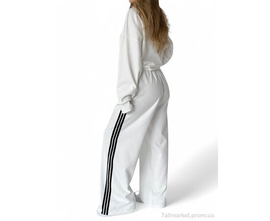 Спортивные брюки женские Весна/осень N1060 білий (4 шт. р.сетка S-L) "SL KARAVAN" недорого оптом от прямого поставщика, изображение 3 Фотография Спортивные брюки женские Весна/осень N1060 білий (4 шт. р.сетка S-L) "SL KARAVAN" недорого оптом от прямого поставщика, изображение 3