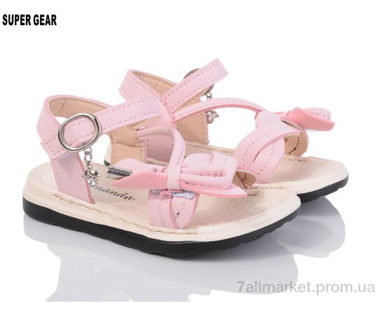 Босоніжки дитячі літні Літо S168 pink (10 пар р.22-26) "Super Gear" недорого оптом від прямого постачальника, зображення 2 Босоніжки дитячі літні Літо S168 pink (10 пар р.22-26) "Super Gear" недорого оптом від прямого постачальника, зображення 2