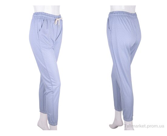 Фотография Женские брюки Лето 4000-4905-4 l.blue (5 шт. р.сетка M-3XL) "Мир" недорого оптом от прямого поставщика, изображение 3
