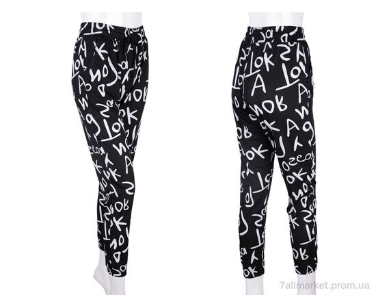 Фотография Женские брюки Лето 3999-4903-1 black (5 шт. р.сетка S-2XL) "Мир" недорого оптом от прямого поставщика, изображение 3