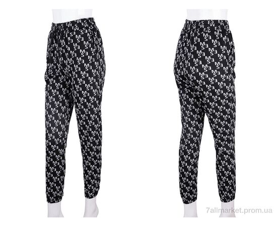 Фотография Женские брюки Лето 3999-4903-3 black (5 шт. р.сетка S-2XL) "Мир" недорого оптом от прямого поставщика, изображение 3