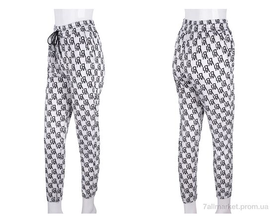 Фотография Женские брюки Лето 3999-4903-4 white (5 шт. р.сетка S-2XL) "Мир" недорого оптом от прямого поставщика, изображение 3