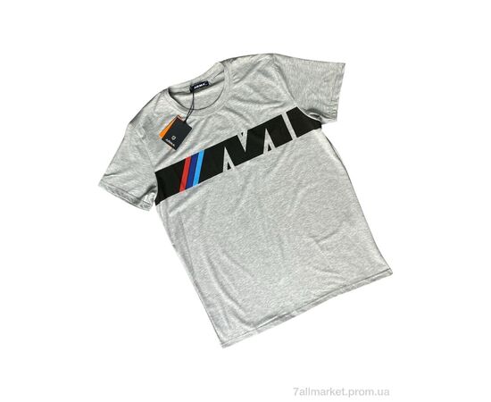 Фотография Футболка мужская Лето A001-3 grey (4 шт. р.сетка M-2XL) "Verton" недорого оптом от прямого поставщика, изображение 2