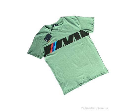 Фотография Футболка мужская Лето A001-6 l.green (4 шт. р.сетка M-2XL) "Verton" недорого оптом от прямого поставщика, изображение 2