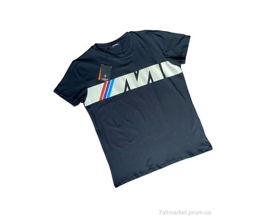 Фотография Футболка мужская Лето A001-7 navy (4 шт. р.сетка M-2XL) "Verton" недорого оптом от прямого поставщика, изображение 2