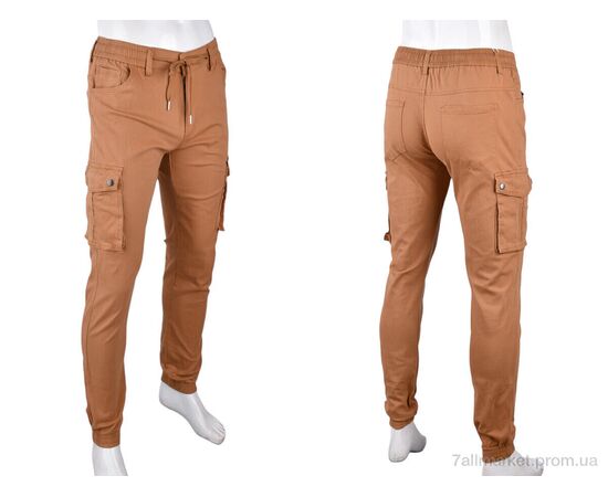 Фотография Джинсы мужские Весна/осень U7-2174K4 l.brown (10628) (8 шт. р.сетка 30-36) "Obuvok" недорого оптом от прямого поставщика, изображение 3