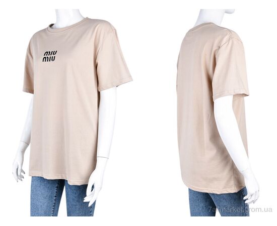 Футболка жіноча Літо 803Ж капучино (3 шт. р.сіткаS-L) "Textile" недорого оптом від прямого постачальника, зображення 3 Футболка жіноча Літо 803Ж капучино (3 шт. р.сіткаS-L) "Textile" недорого оптом від прямого постачальника, зображення 3