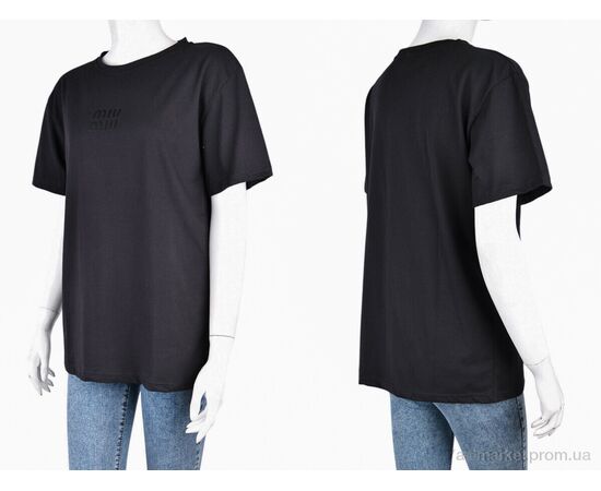 Футболка жіноча Літо 805Ж чорний (3 шт. р.сіткаS-L) "Textile" недорого оптом від прямого постачальника, зображення 3 Футболка жіноча Літо 805Ж чорний (3 шт. р.сіткаS-L) "Textile" недорого оптом від прямого постачальника, зображення 3