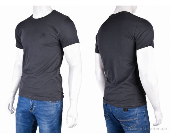 Фотография Футболка мужская Лето 812М темний графіт (5 шт. р.сетка M-3XL) "Textile" недорого оптом от прямого поставщика, изображение 4