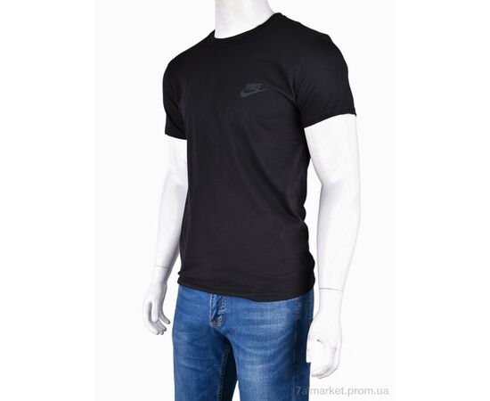 Футболка чоловіча Літо 813М чорний (5 шт. р.сіткаM-3XL) "Textile" недорого оптом від прямого постачальника, зображення 2