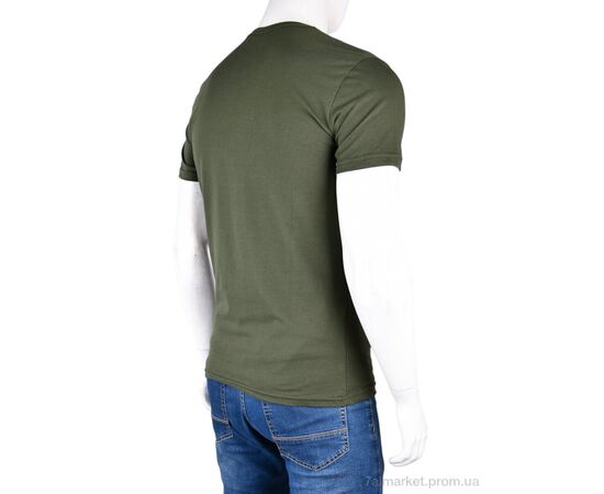 Фотография Футболка мужская Лето 814М хакі (5 шт. р.сетка M-3XL) "Textile" недорого оптом от прямого поставщика, изображение 3
