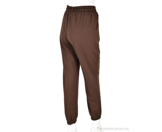 Фотография Спортивные брюки женские Весна/осень 4009-4 brown (6 шт. р.сетка S-XL) "Мир" недорого оптом от прямого поставщика, изображение 2