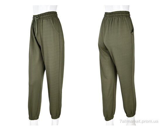 Фотография Спортивные брюки женские Весна/осень 4009-6 green (6 шт. р.сетка S-XL) "Мир" недорого оптом от прямого поставщика, изображение 3