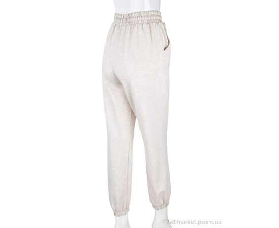 Фотография Спортивные брюки женские Весна/осень 4009-9 beige (6 шт. р.сетка S-XL) "Мир" недорого оптом от прямого поставщика, изображение 2