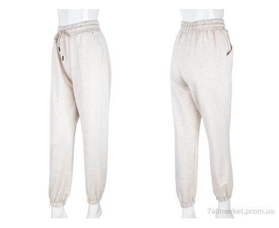 Фотография Спортивные брюки женские Весна/осень 4009-9 beige (6 шт. р.сетка S-XL) "Мир" недорого оптом от прямого поставщика, изображение 3