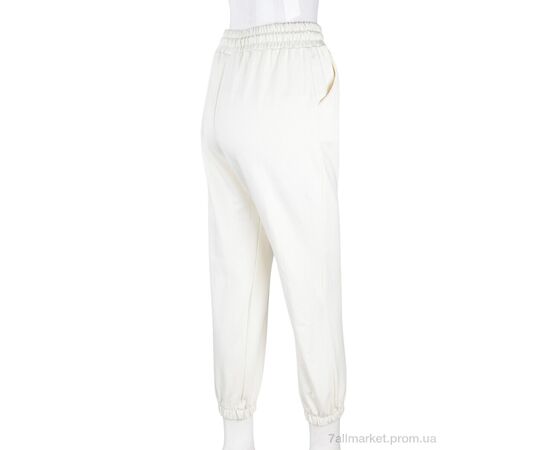 Фотография Спортивные брюки женские Весна/осень 4009-10 white (6 шт. р.сетка S-XL) "Мир" недорого оптом от прямого поставщика, изображение 2