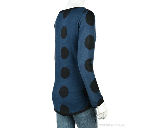 Фотография Кофта женская Весна/осень B090-1 blue (10704) (5 шт. р.сетка XL-2XL) "Obuvok" недорого оптом от прямого поставщика, изображение 2