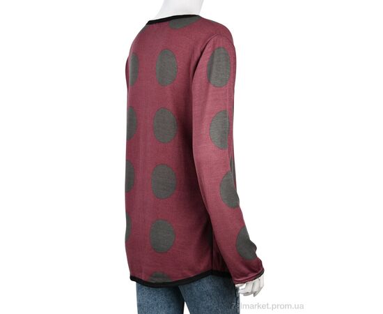 Фотография Кофта женская Весна/осень B090-2 bordo (10708) (5 шт. р.сетка XL) "Obuvok" недорого оптом от прямого поставщика, изображение 2
