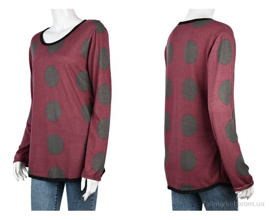 Фотография Кофта женская Весна/осень B090-2 bordo (10708) (5 шт. р.сетка XL) "Obuvok" недорого оптом от прямого поставщика, изображение 3
