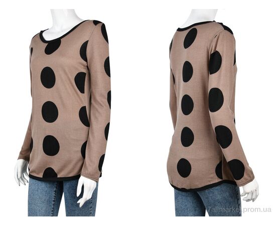 Фотография Кофта женская Весна/осень B090-3 brown (10704) (4 шт. р.сетка XL) "Obuvok" недорого оптом от прямого поставщика, изображение 3