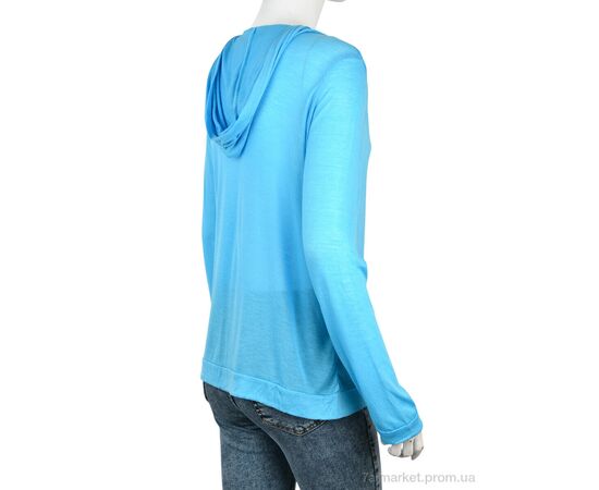 Фотография Кофта женская Весна/осень B0100-3 l.blue (10820) (4 шт. р.сетка L-2XL) "Obuvok" недорого оптом от прямого поставщика, изображение 2