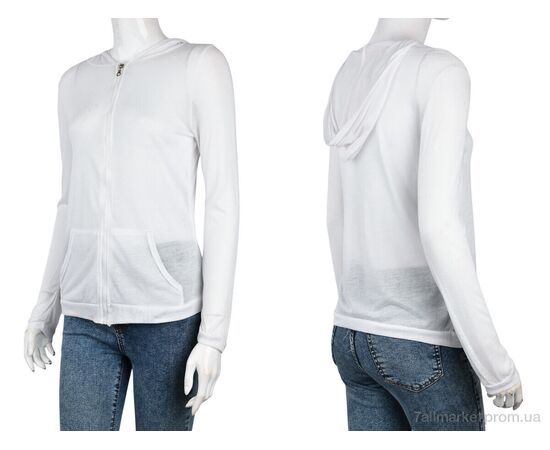 Фотография Кофта женская Весна/осень B0100-4 white (10799) (5 шт. р.сетка M-L) "Obuvok" недорого оптом от прямого поставщика, изображение 3