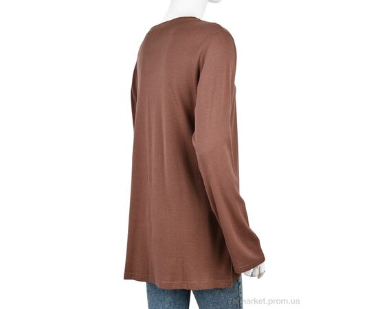 Фотография Кофта женская Весна/осень B027-1 brown (10690) (4 шт. р.сетка XL-2XL) "Obuvok" недорого оптом от прямого поставщика, изображение 2