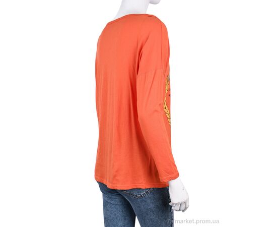Фотография Кофта женская Весна/осень B091-3 orange (10723) (5 шт. р.сетка One size) "Obuvok" недорого оптом от прямого поставщика, изображение 2