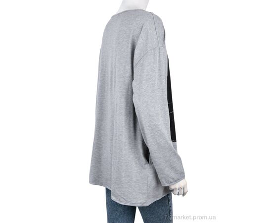 Кофта жіноча Весна/осінь B094-1 grey (10732) (4 шт. р.сіткаXL-2XL) "Obuvok" недорого оптом від прямого постачальника, зображення 2