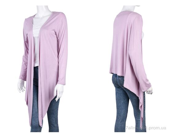 Фотография Кофта женская Весна/осень B099-5 violet (10756) (4 шт. р.сетка XL-2XL) "Obuvok" недорого оптом от прямого поставщика, изображение 3