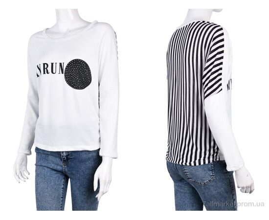 Батник женский Весна/осень B0101-1 white (10801) (5 шт. р.сетка One size) "Obuvok" недорого оптом от прямого поставщика, изображение 3 Фотография Батник женский Весна/осень B0101-1 white (10801) (5 шт. р.сетка One size) "Obuvok" недорого оптом от прямого поставщика, изображение 3