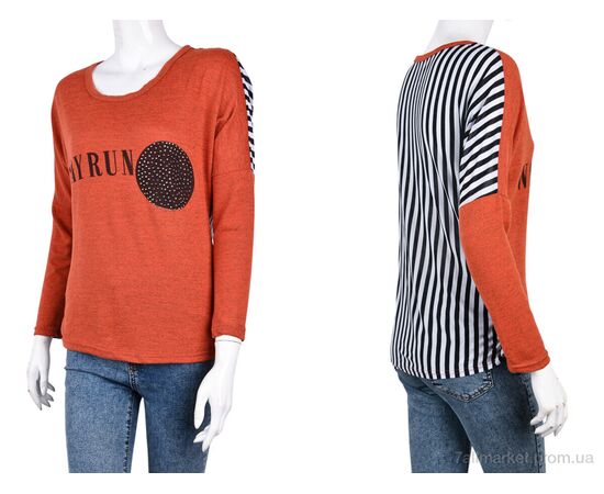 Батник жіночий Весна/осінь B0101-5 orange (10805) (5 шт. р.сіткаOne size) "Obuvok" недорого оптом від прямого постачальника, зображення 3 Батник жіночий Весна/осінь B0101-5 orange (10805) (5 шт. р.сіткаOne size) "Obuvok" недорого оптом від прямого постачальника, зображення 3