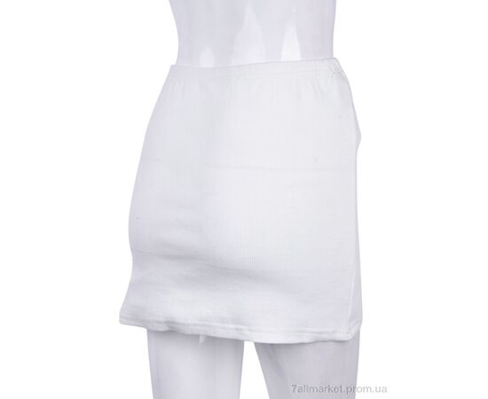Жіноча спідниця оптом Весна/осінь B025-3 white (10657) (4 шт. р.сіткаXL-2XL) "Obuvok" недорого оптом від прямого постачальника, зображення 2