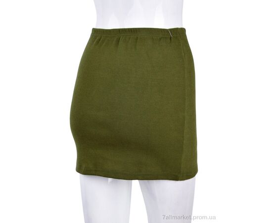 Фотография Женская юбка оптом Весна/осень B025-4 khaki (10661) (4 шт. р.сетка L) "Obuvok" недорого оптом от прямого поставщика, изображение 2