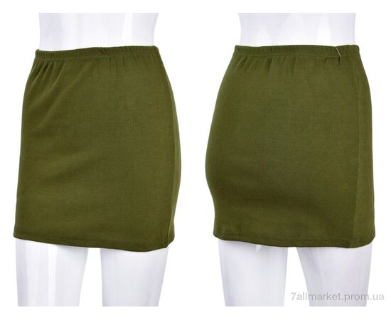 Фотография Женская юбка оптом Весна/осень B025-4 khaki (10661) (4 шт. р.сетка L) "Obuvok" недорого оптом от прямого поставщика, изображение 3